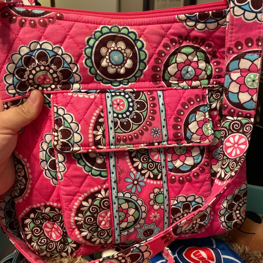 VEra bradley crossbody pink cupcakes